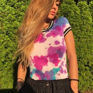 PURPLE AND BLUE TYE DYE SHIRT 💙🔮
